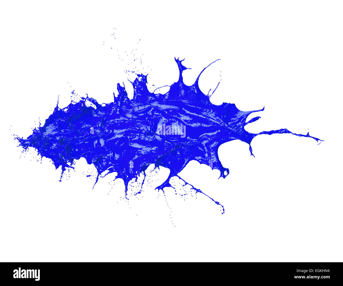 Blue paint splatter hires stock photography and images Alamy