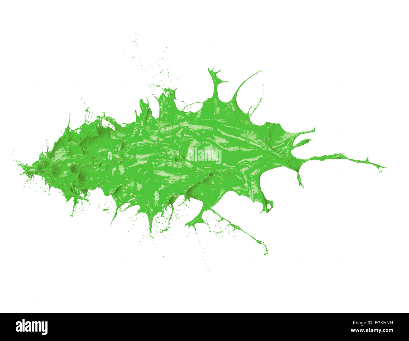 Green Paint Splatter Stock Photo - Alamy