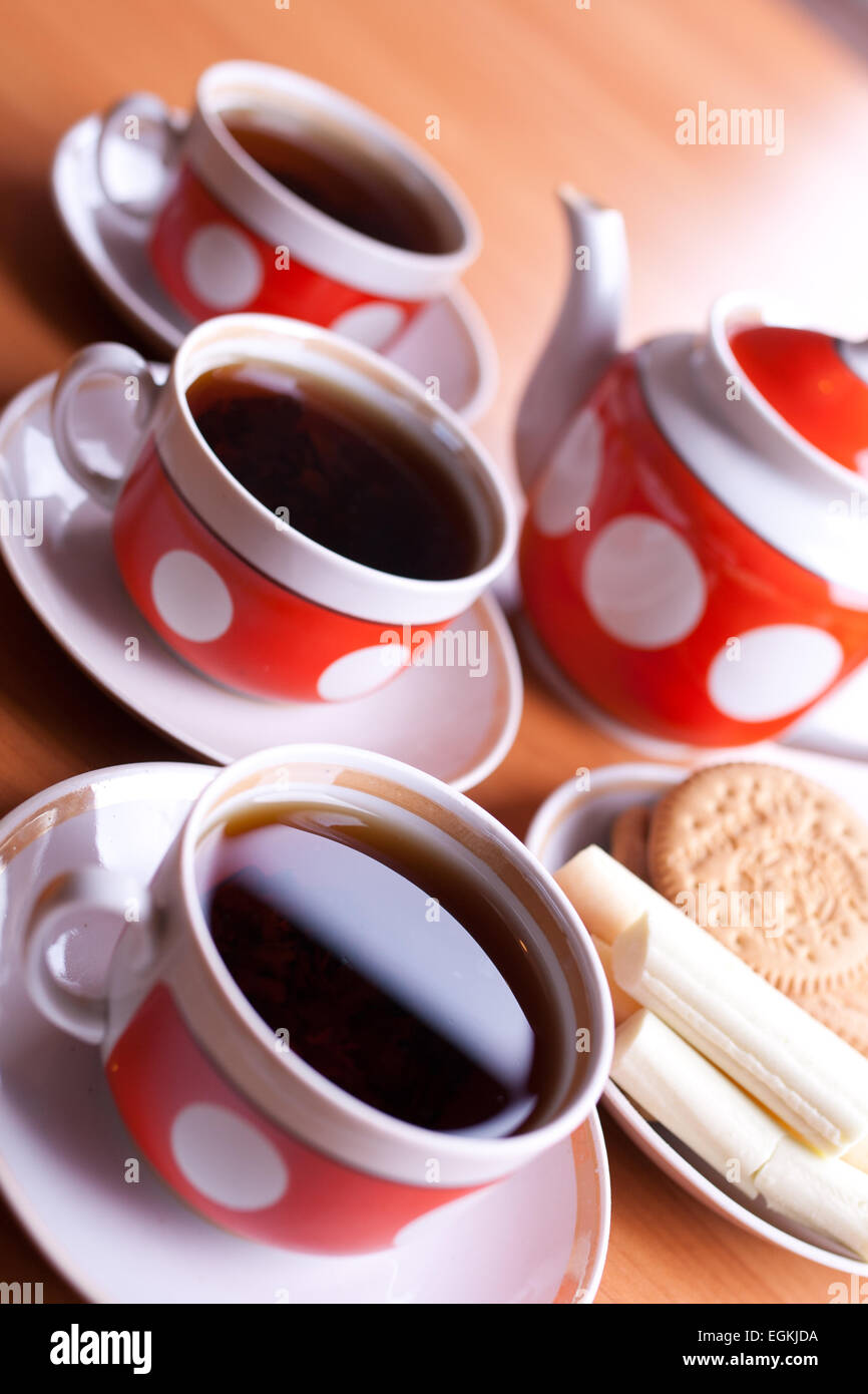 Three cups a tea hires stock photography and images Alamy