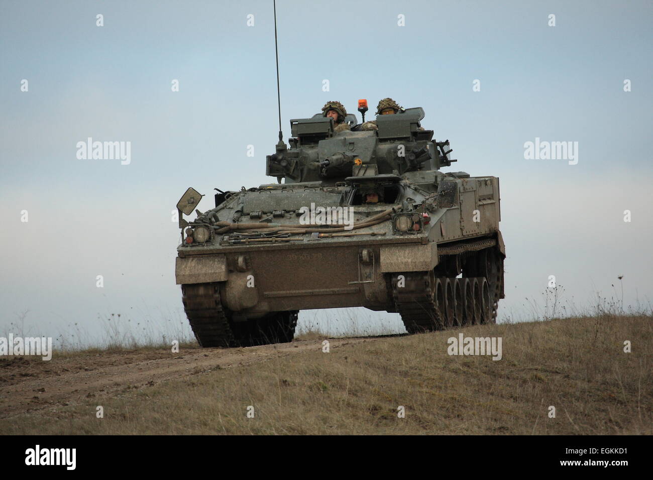 FV510 Warrior Infantry Section Vehicle Stock Photo