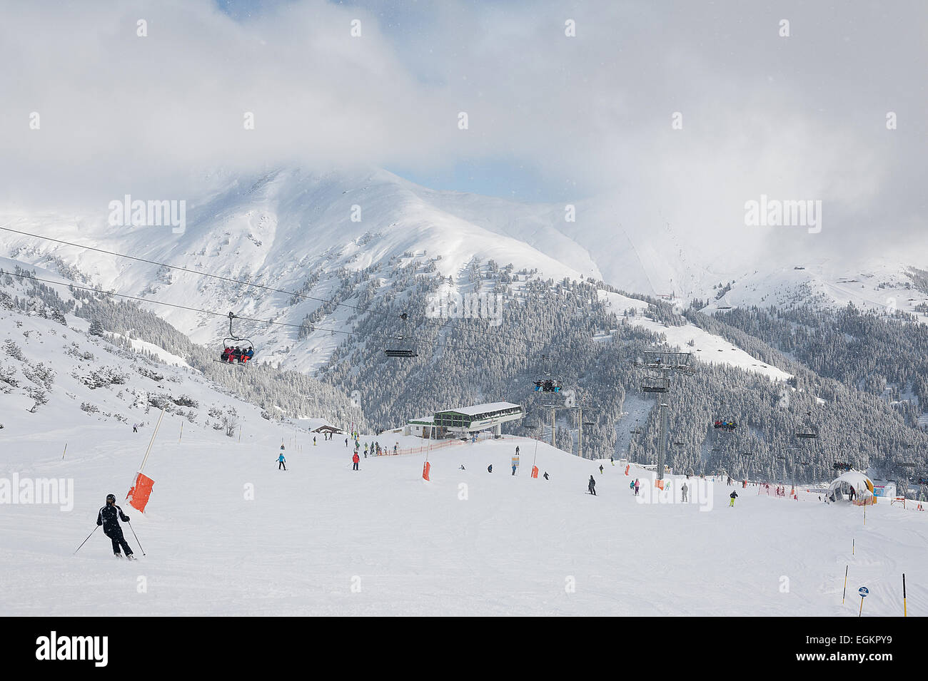 Zillertal In Austrian Alps Stock Photo - Alamy