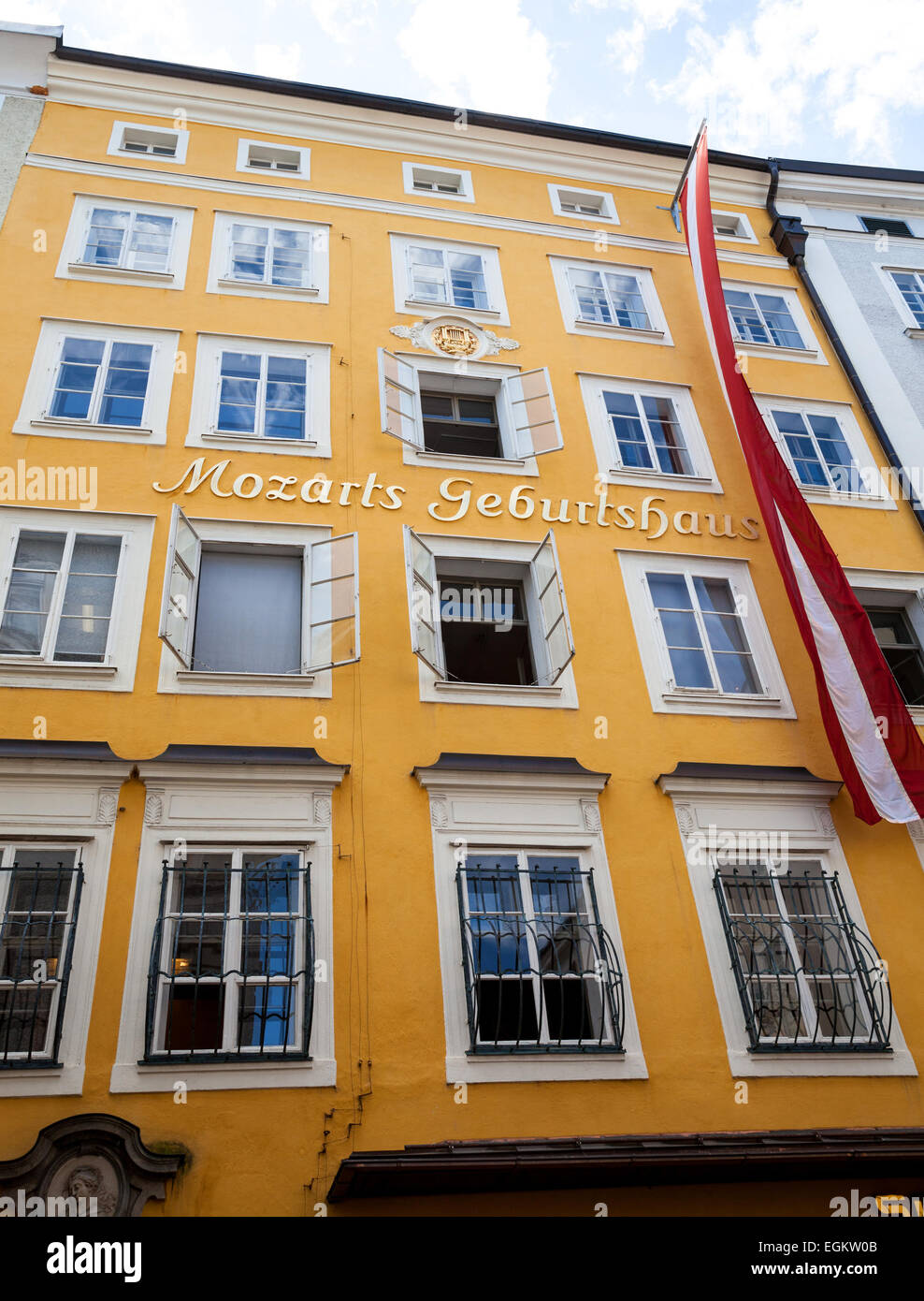 Mozart’s Birth Place Geburtshaus and Residence Wohnhaus house where