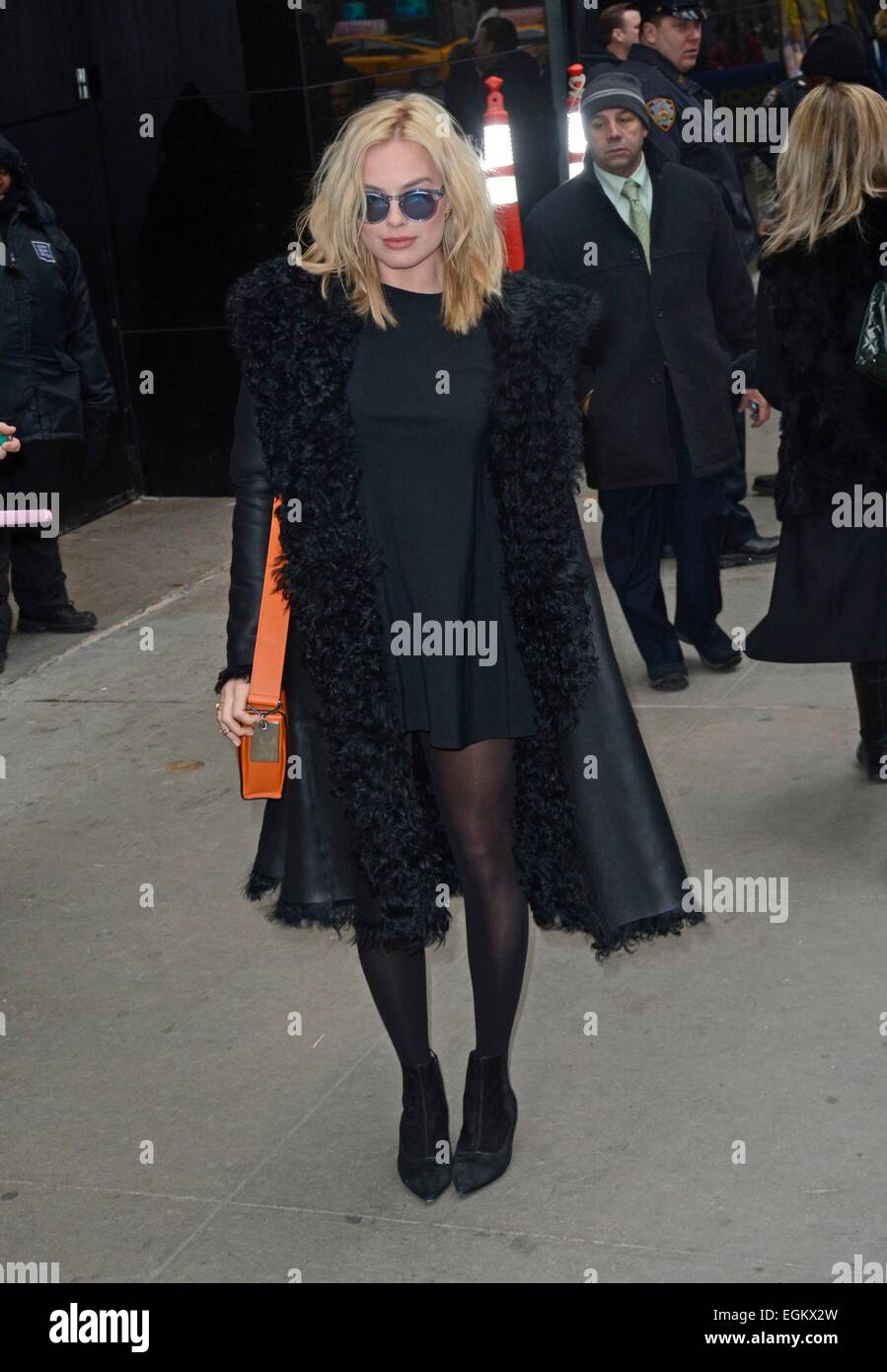 New York, USA. 26th Feb, 2015. Margot Robbie, ABC Good Morning America