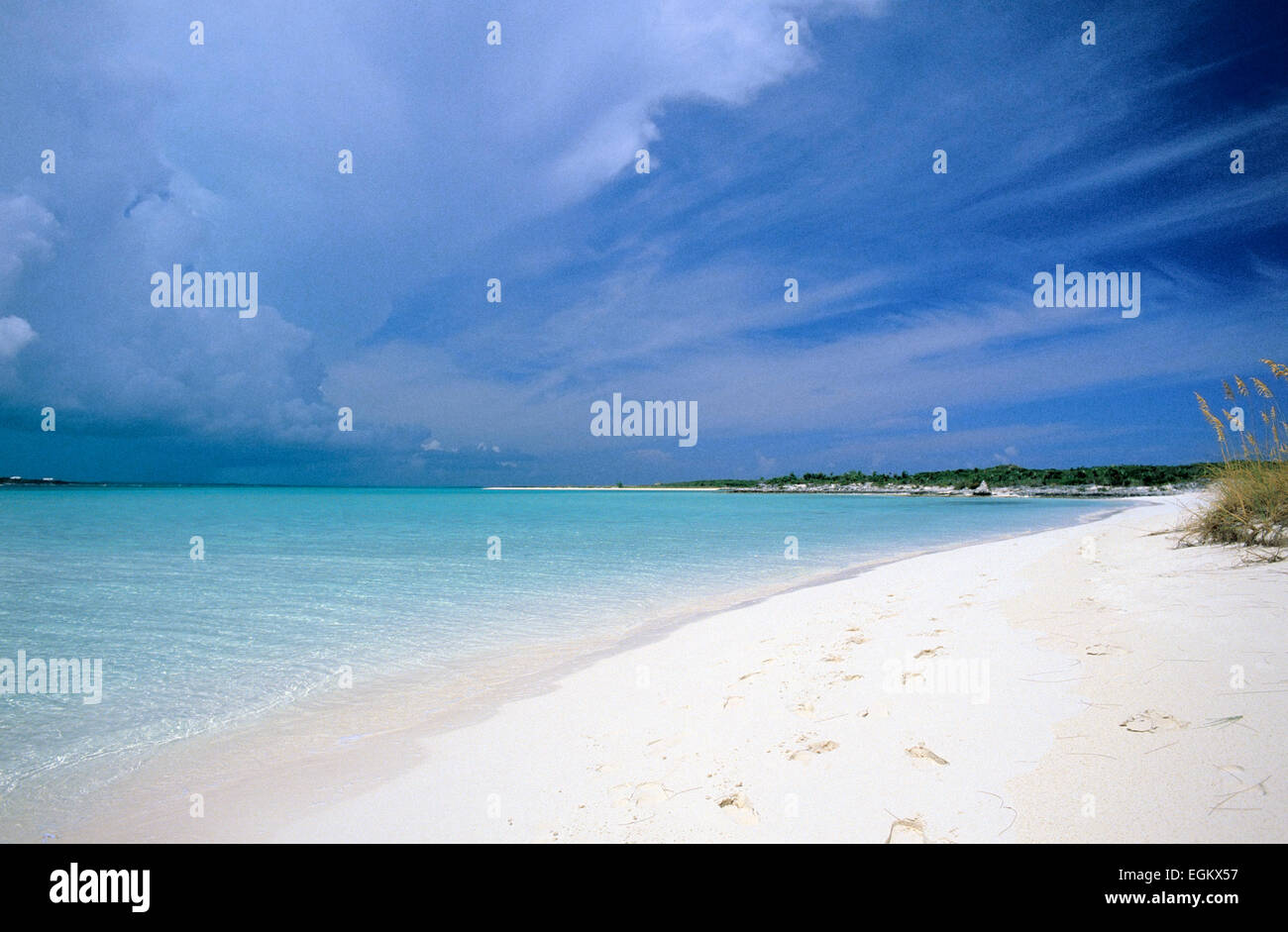 stoking island exuma bahamas Stock Photo