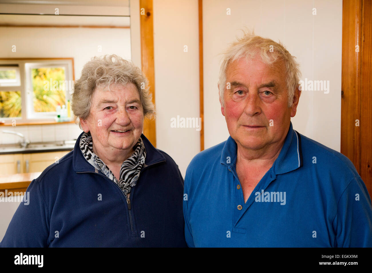 South Atlantic, Falkland Islands, Carcass Island, Mrs Lorraine and Mr Rob McGill Stock Photo