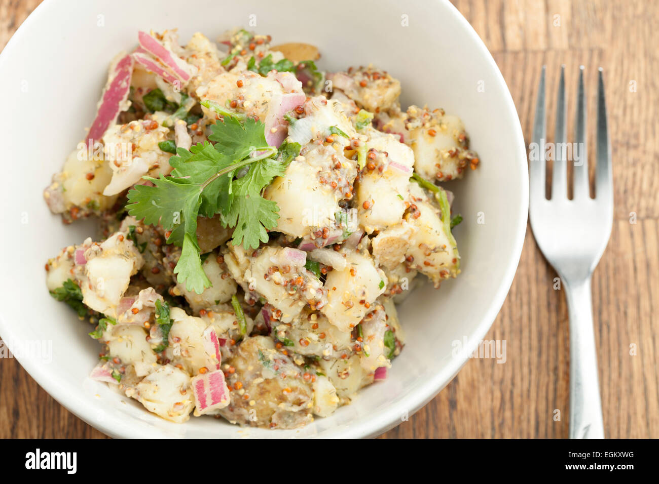 Bowl of Potato Salad Stock Photo - Alamy