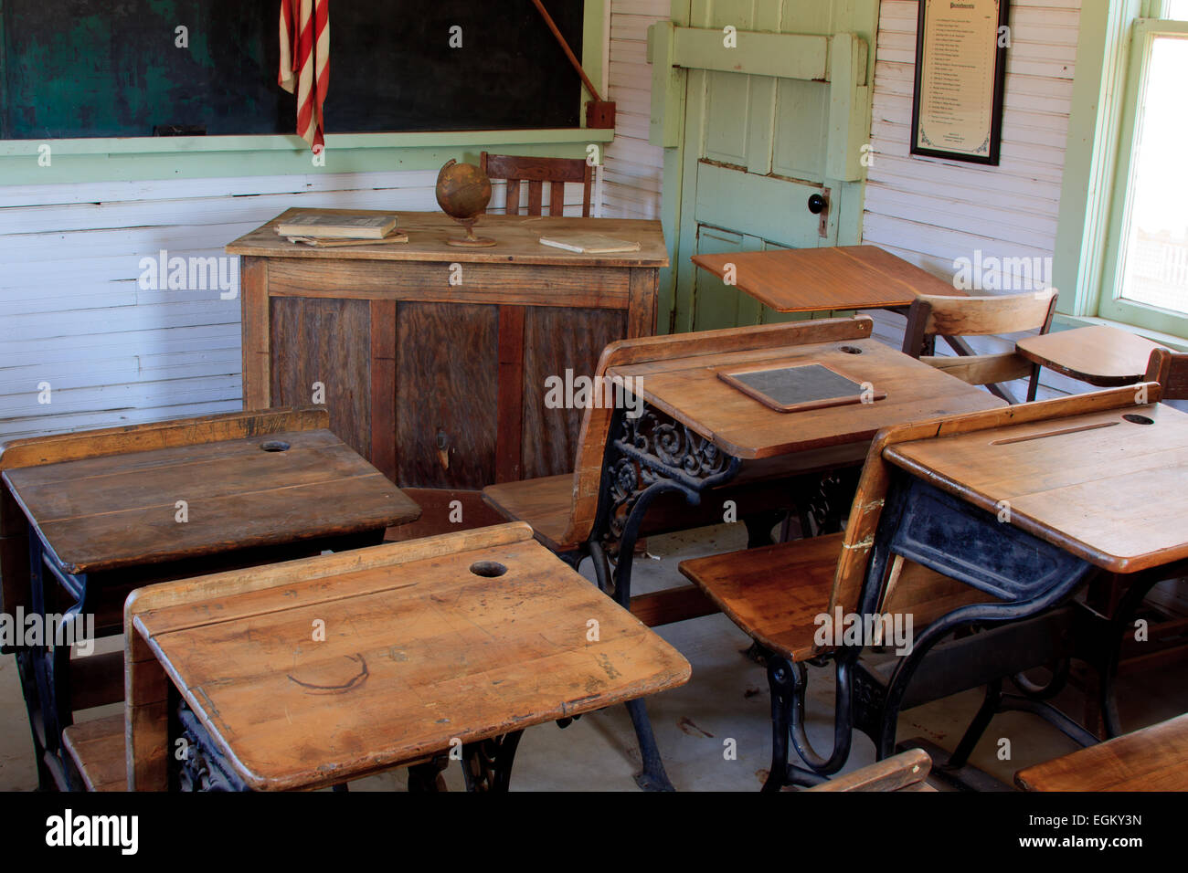 One Room School House Historic High Resolution Stock Photography and