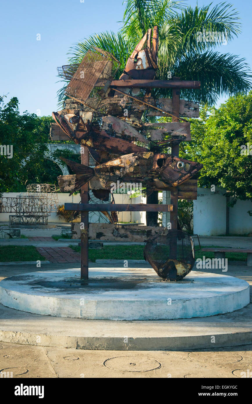 Cuba Cienfuegos Punta Gorda open air gallery Sculpture Park modern