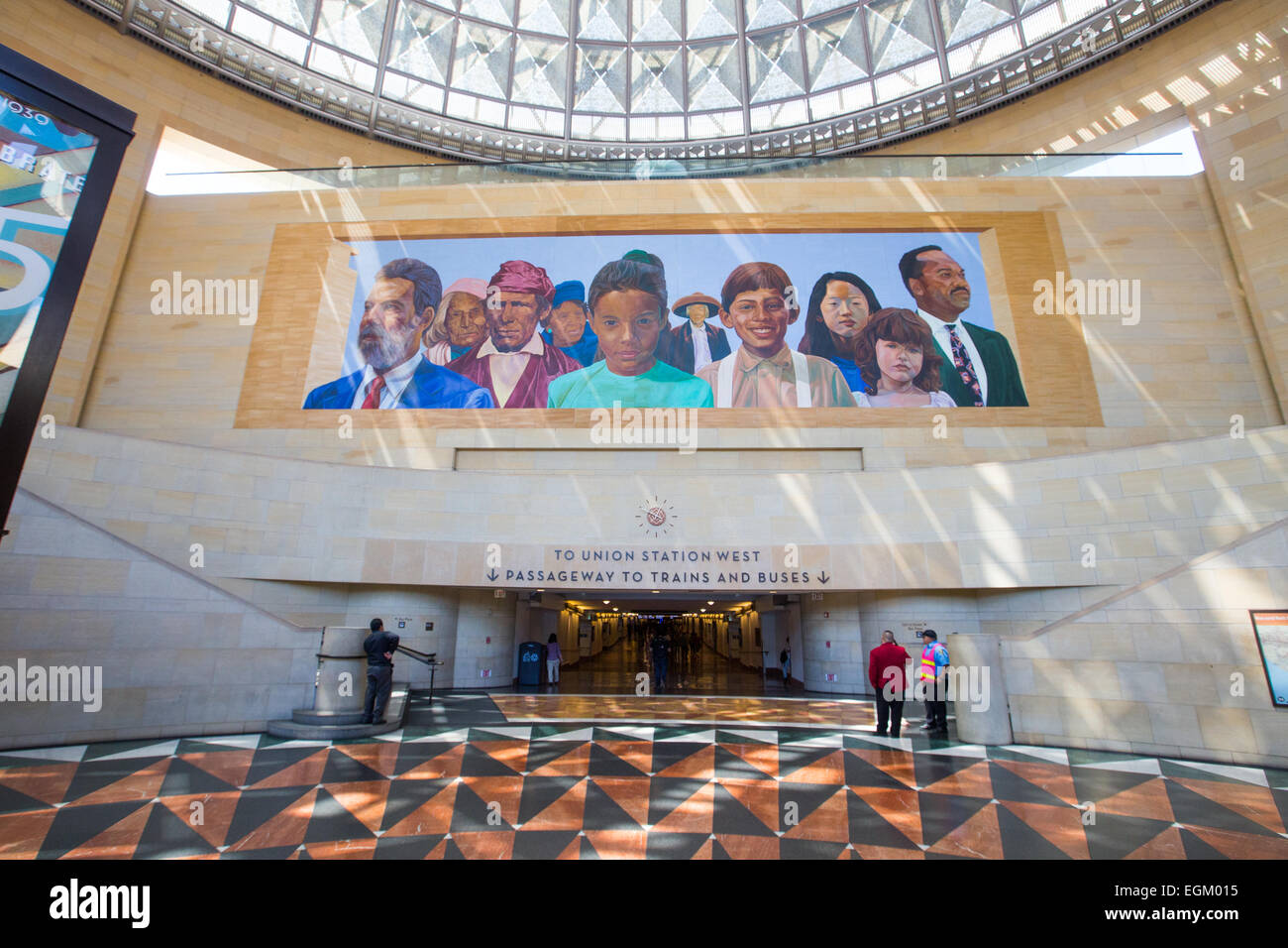 Union station los angeles mural hires stock photography and images Alamy