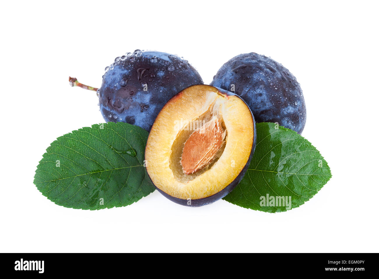 Cut plums hires stock photography and images Alamy