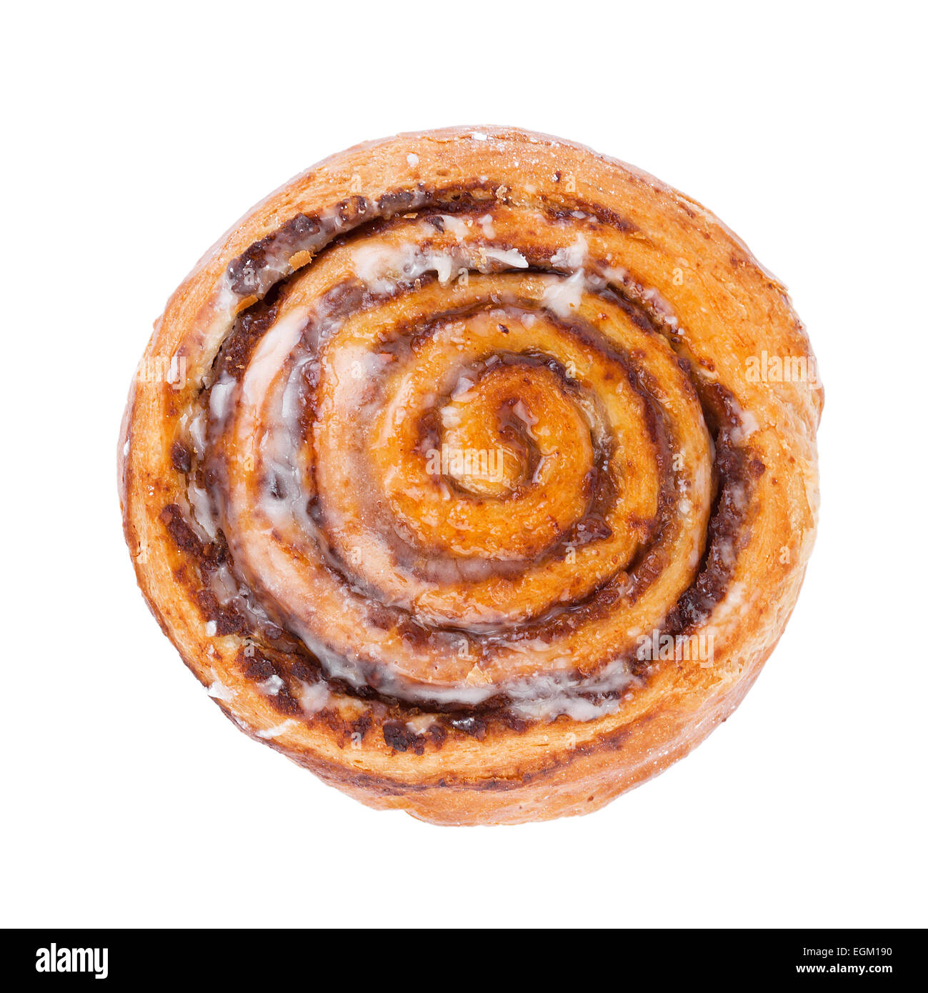 Nut Coffee Cake Bun Stock Photo Alamy