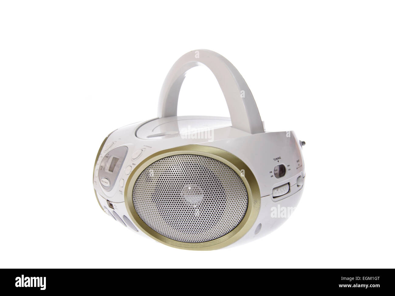 Portable MP3, CD, DVD Audio. Isolated Stock Photo - Alamy