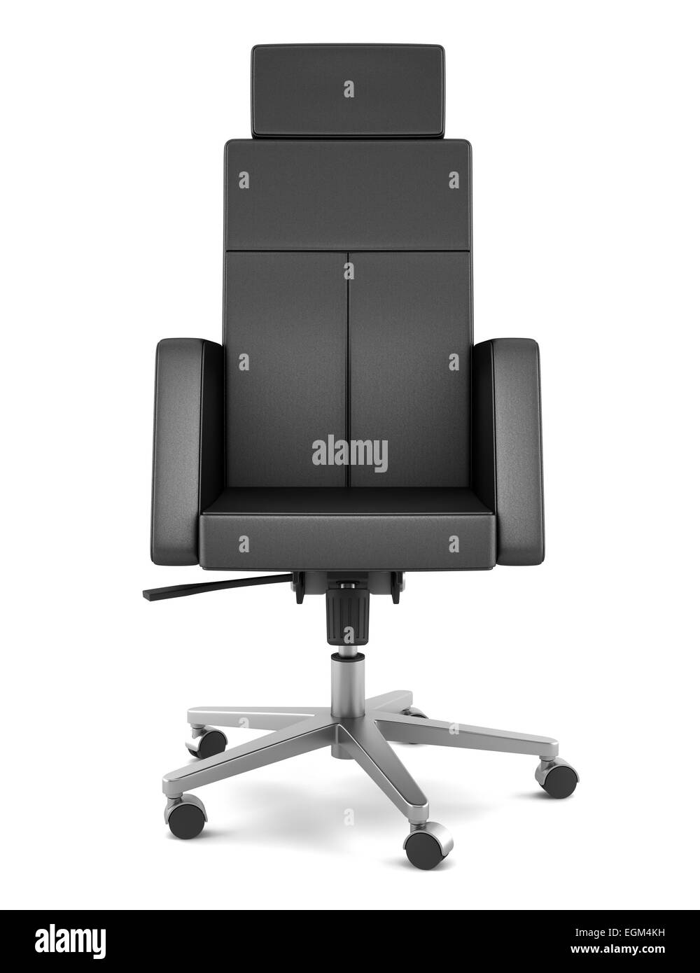 modern black office chair isolated on white background Stock Photo - Alamy