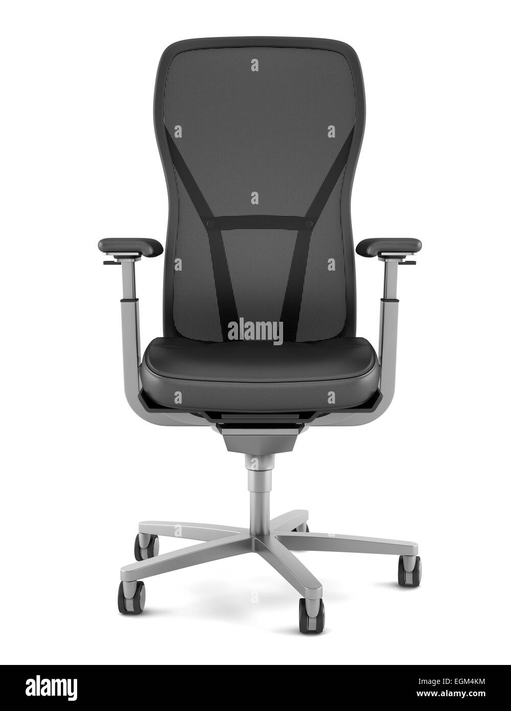 modern black office chair isolated on white background Stock Photo Alamy