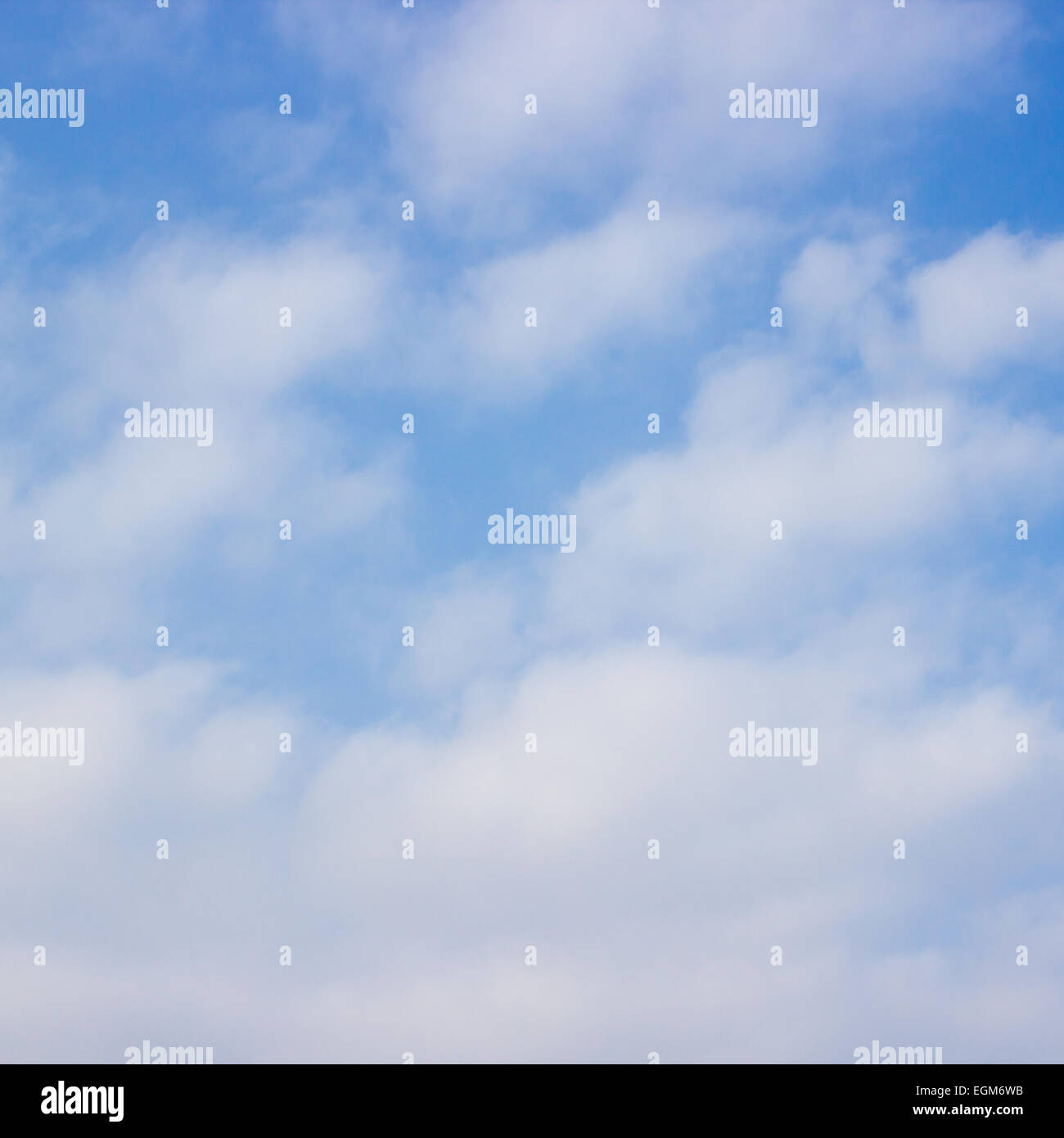 blue sky with fluffy clouds Stock Photo - Alamy