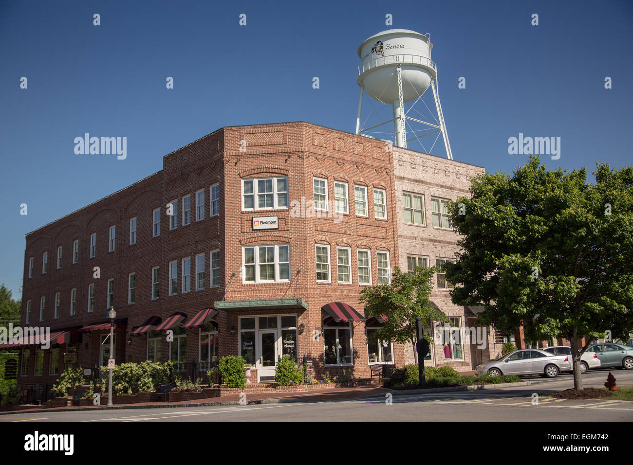Town of Senoia where the television series The Walking Dead is filmed