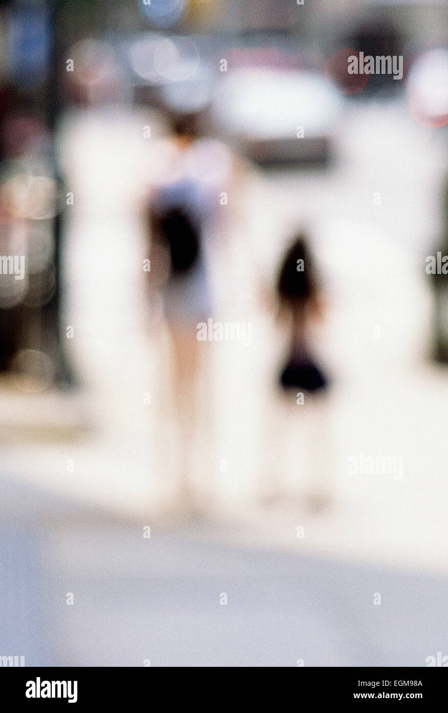 Blurry figures walking hi-res stock photography and images - Alamy