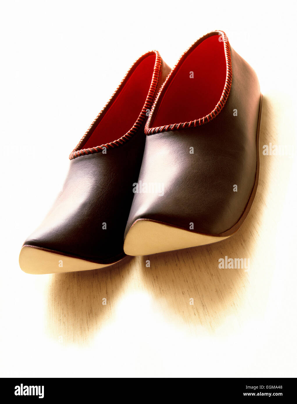 Pair of Dutch Shoes Stock Photo Alamy