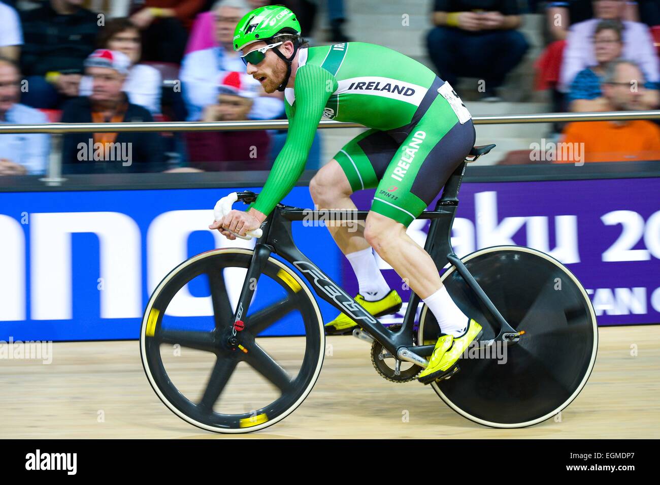 Martyn Irvine - 20.02.2015 - Cyclisme sur piste - Championnats du Monde - Saint Quentin En Yvelines -.Photo : Andre Ferreira / Icon Sport Stock Photo