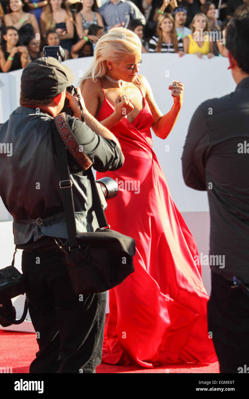 2014 MTV Video Music Awards at The Forum Arrivals Featuring Rita Ora