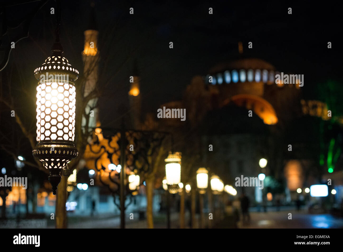 ISTANBUL, Turkey / Türkiye — A view of Hagia Sophia from Sultanahmet ...