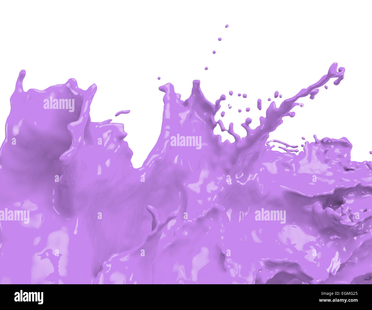 Mauve Purple Paint Splatter Stock Photo