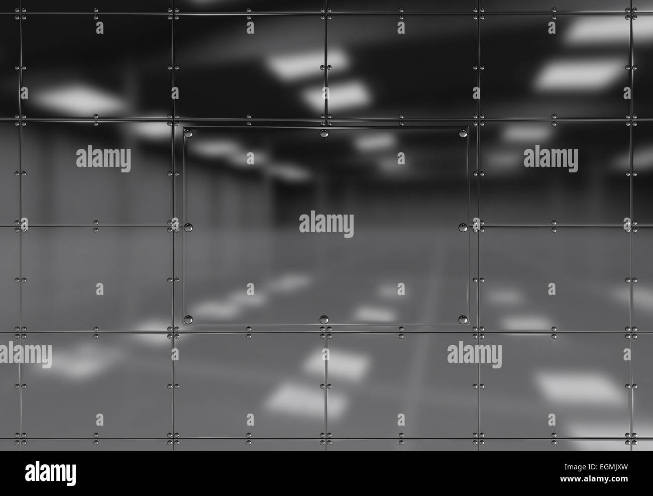Metal plates background Black and White Stock Photos & Images - Alamy