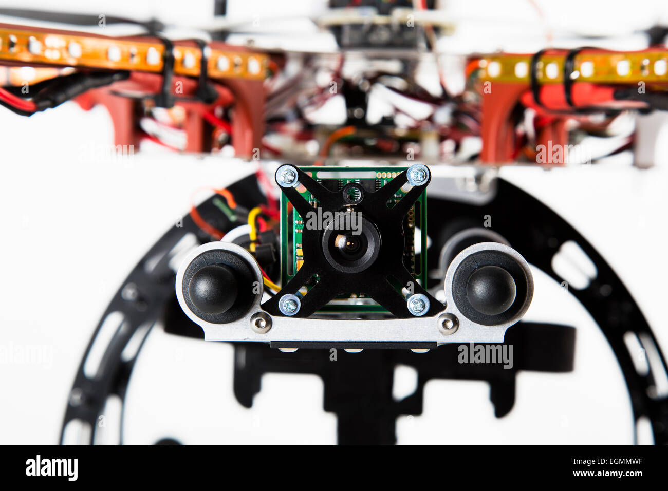 Close up of spy camera attached to drone Stock Photo Alamy