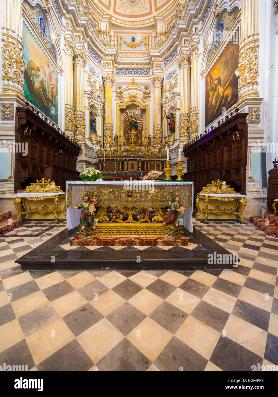 Church of San Pietro, Modica, Ragusa Province, Sicily, Italy Stock Photo