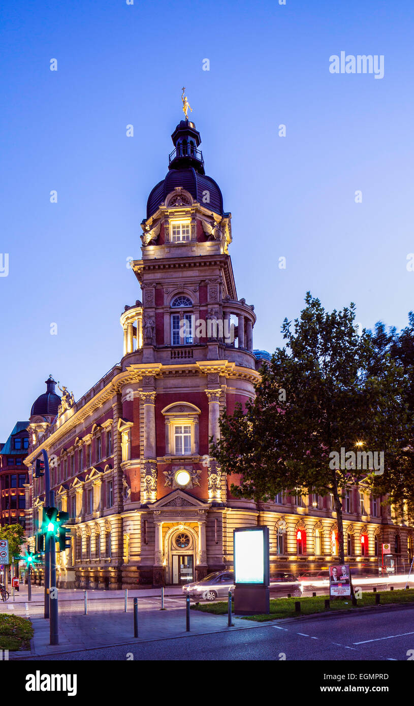 Former main building of Hamburg's main post office, office building and