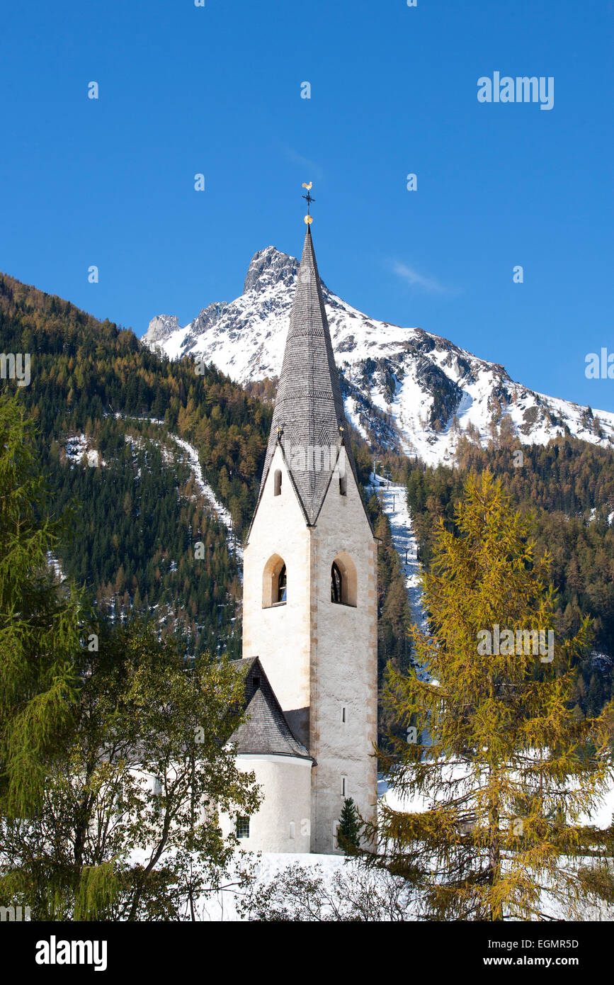 Gothic Church of St. George in Kals, High Tauern, Kals Valley, Kals am Grossglockner, East Tyrol, Austria Stock Photo