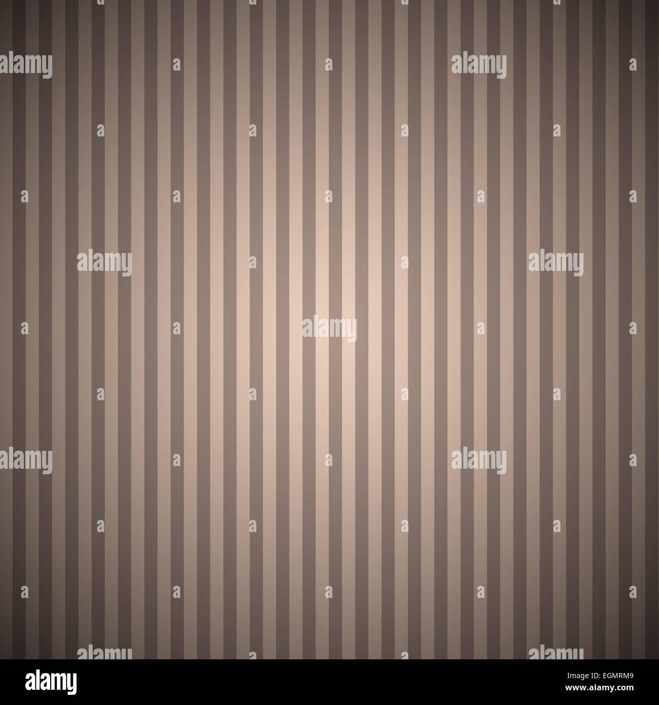 Vintage Beige and Brown Striped Seamless Pattern Background with Corner Vignetting Saved in Swatches Panel Stock Photo