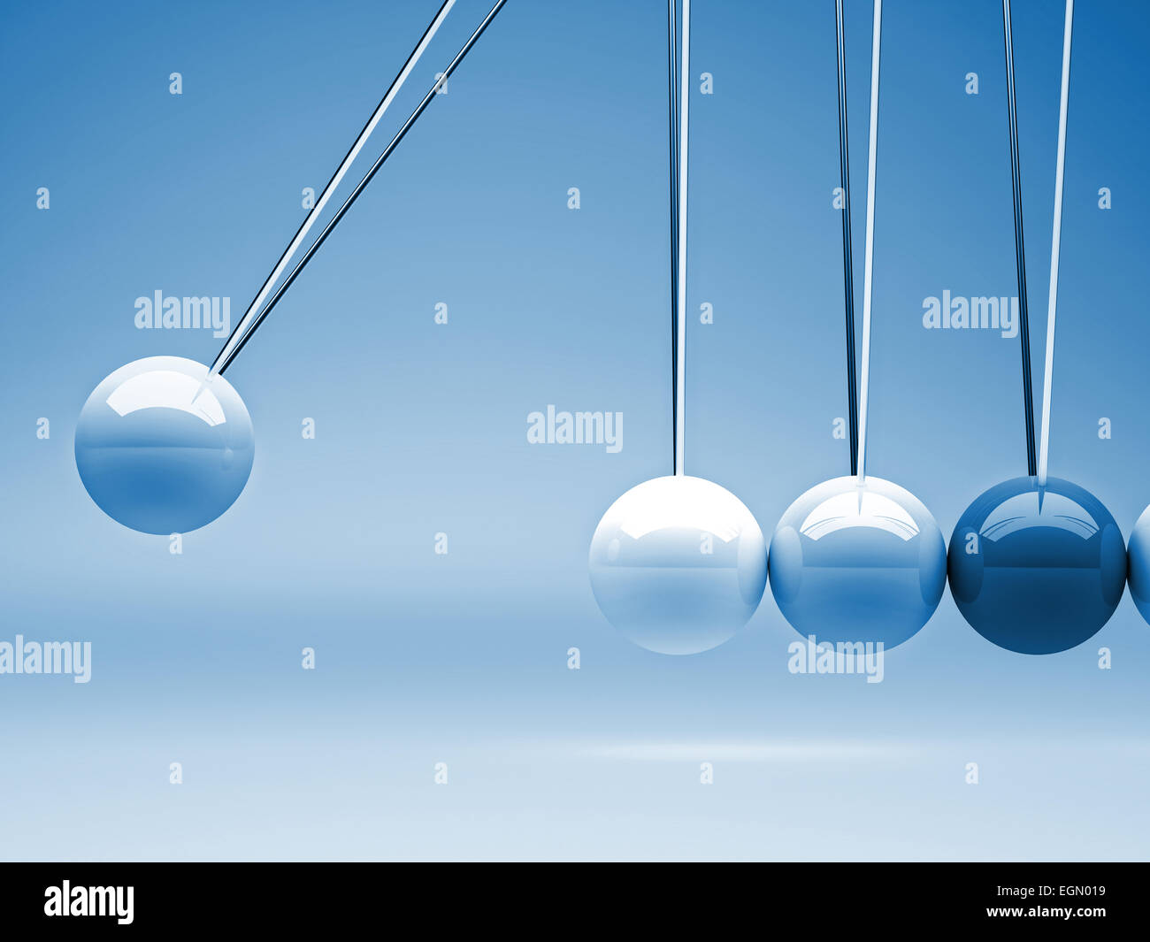 classic 3d newton cradle background Stock Photo Alamy