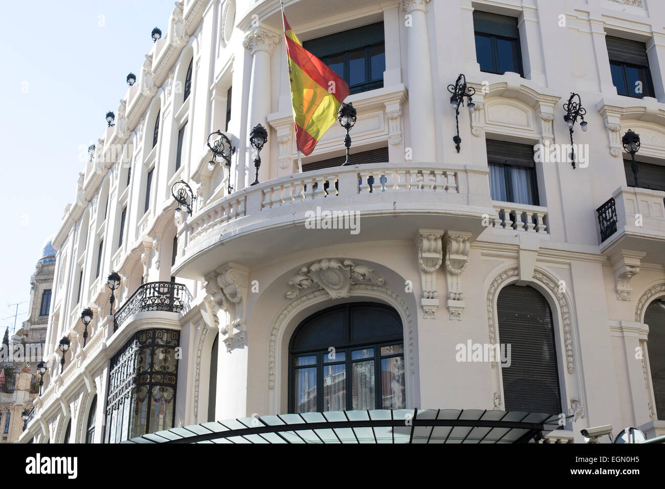 Madrid Spain Spanish architecture architectural Stock Photo