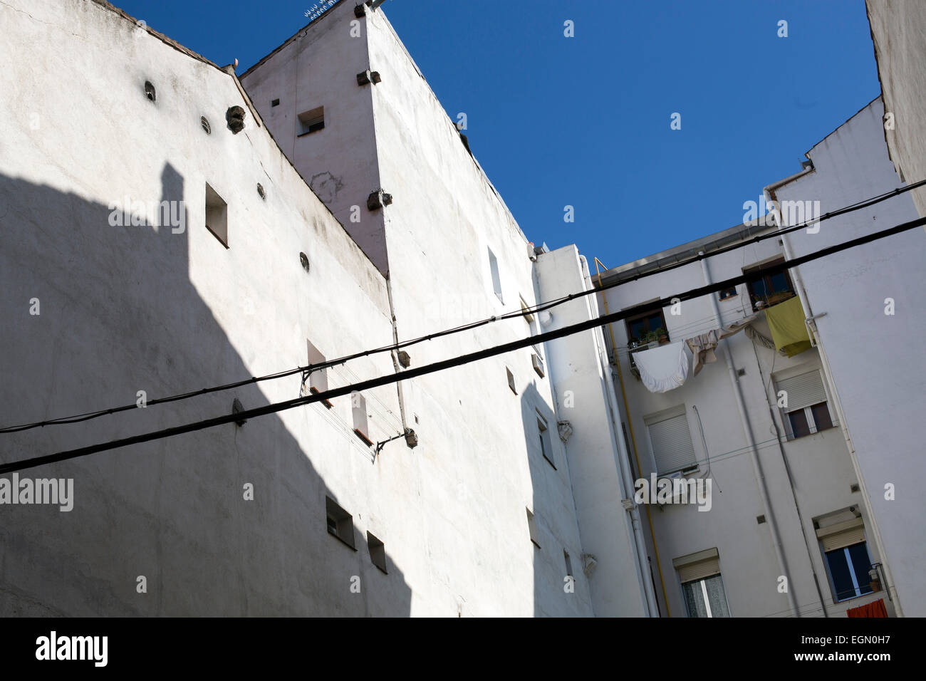 Madrid Spain Spanish apartment flat basic home Stock Photo Alamy