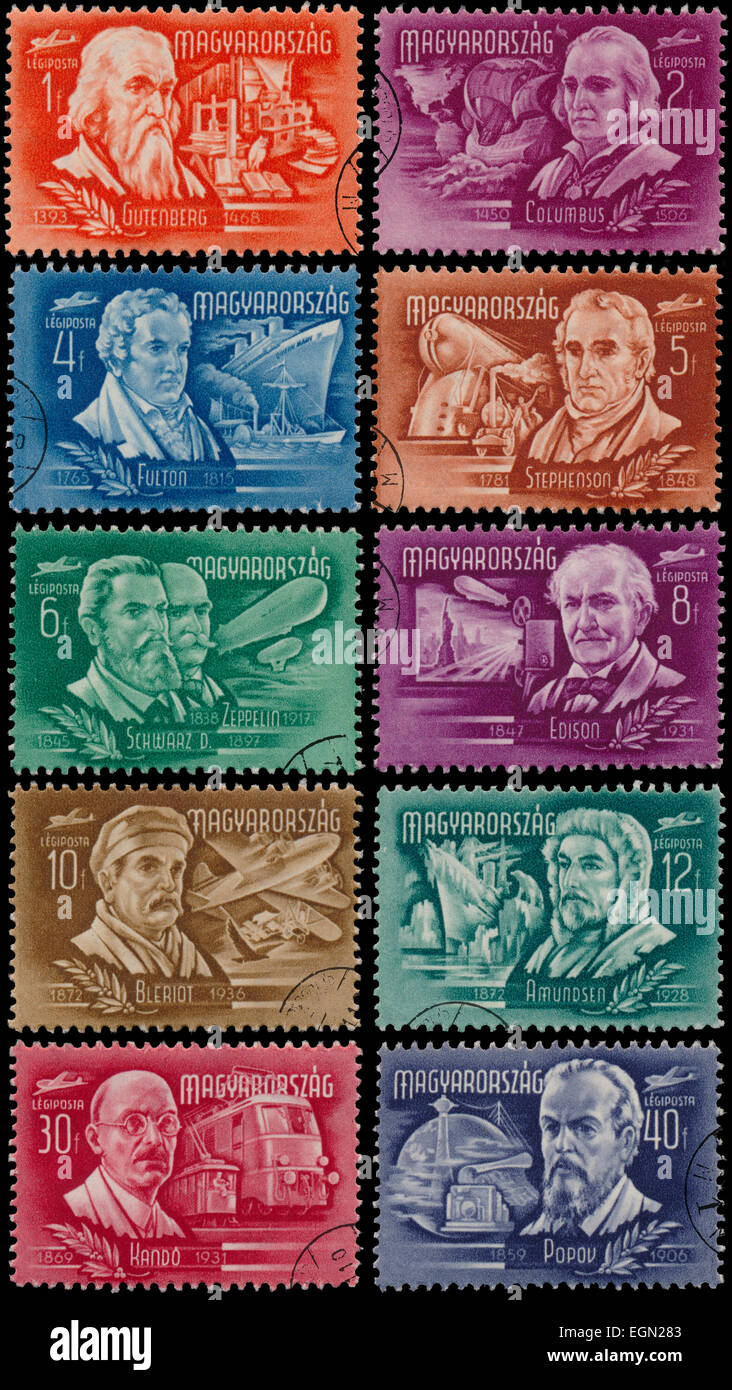 Inventor of postage stamp hi-res stock photography and images - Alamy