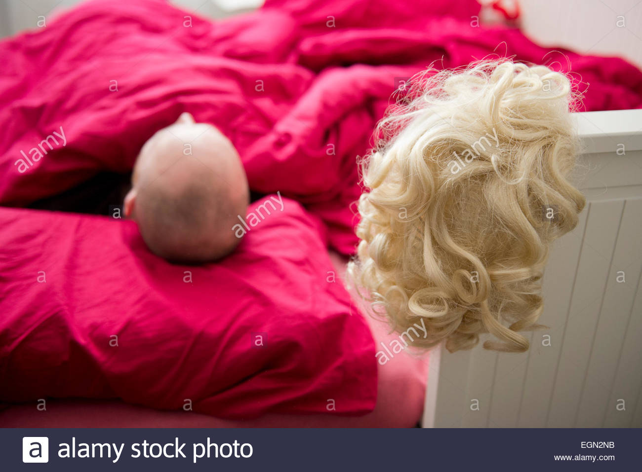 Balding Head Back View Stock Photos & Balding Head Back View Stock