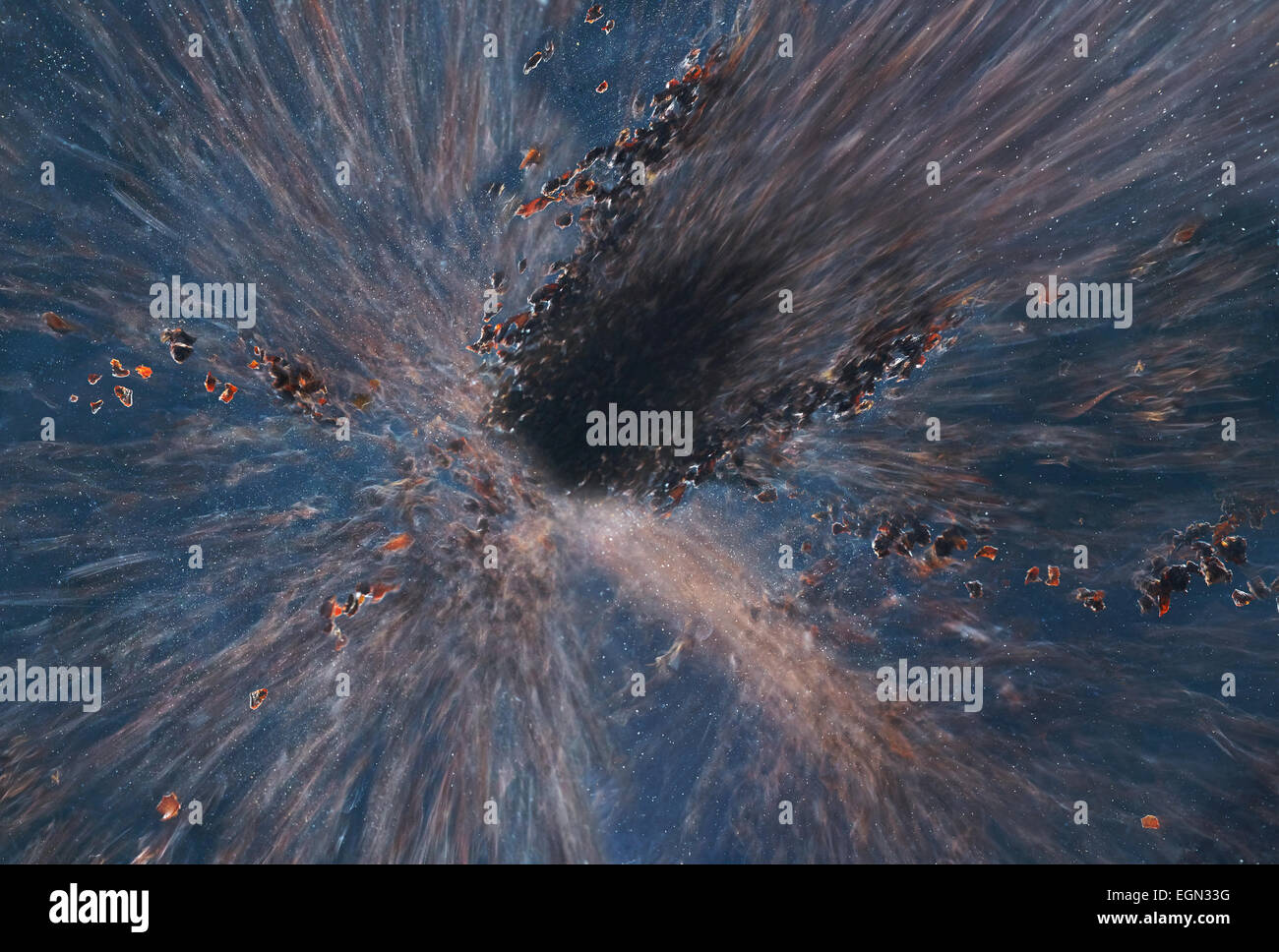 Dark Energy - Visualization Stock Photo