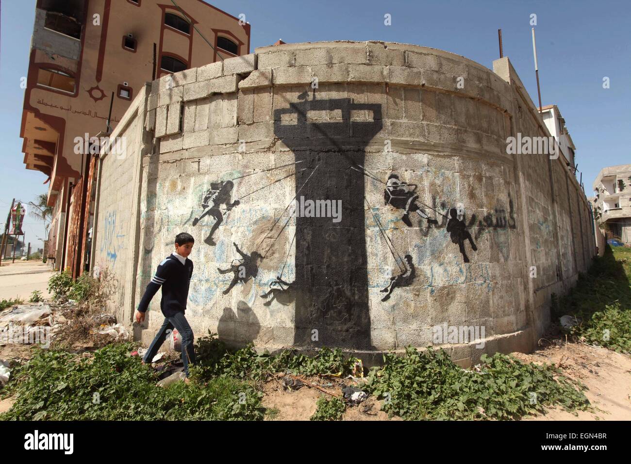 Hanoun Beit Hanoun, Gaza Strip, Palestinian Territory. 28th Feb, 2015. A ...