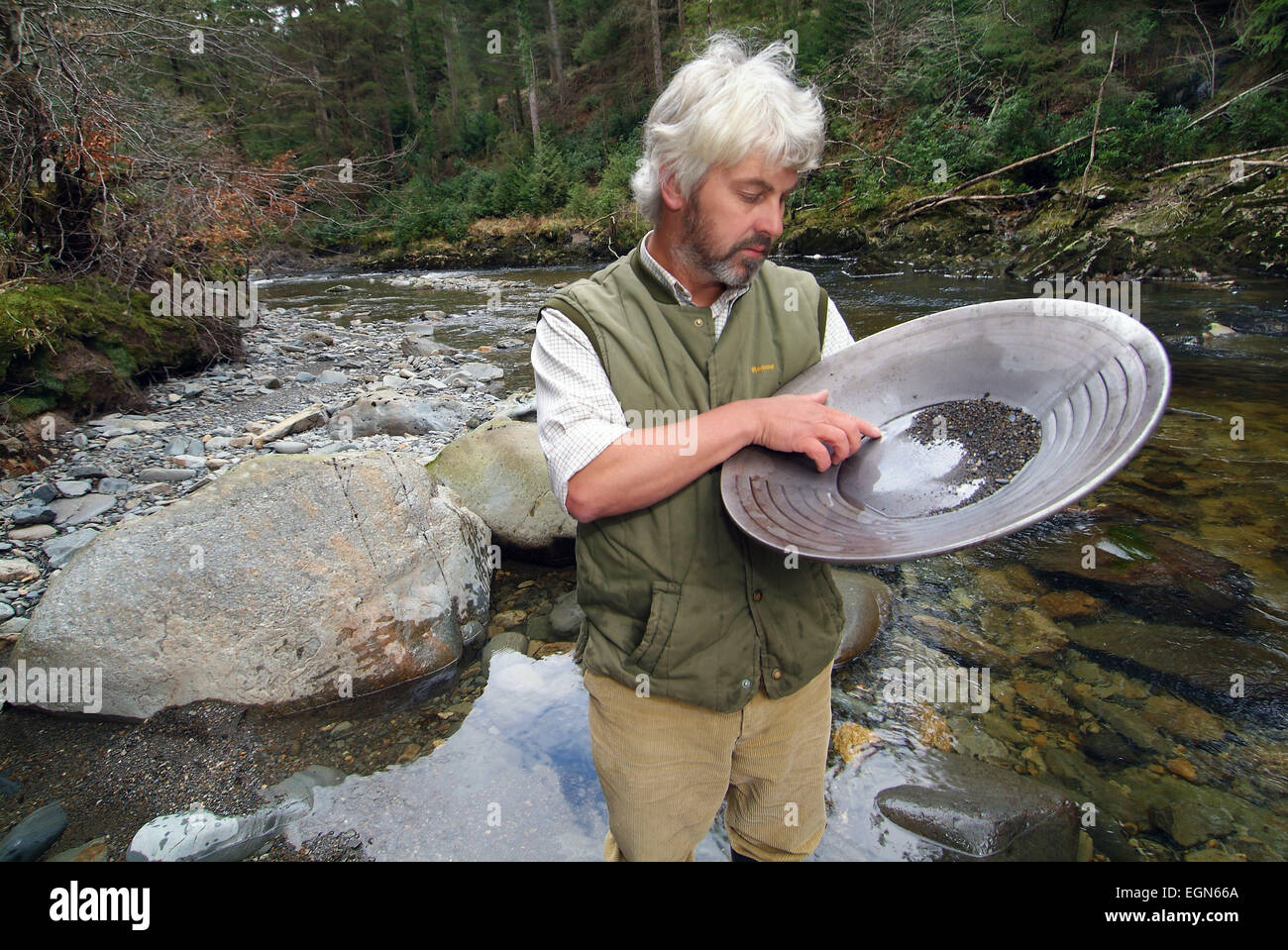 Panning for gold in wales hi-res stock photography and images - Alamy