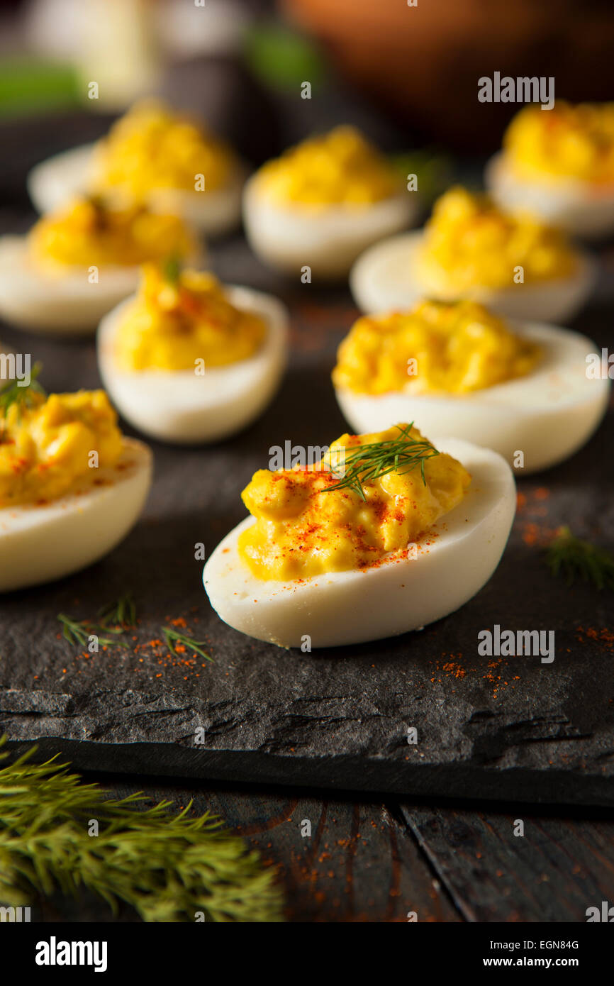 Homemade devilled eggs hires stock photography and images Alamy