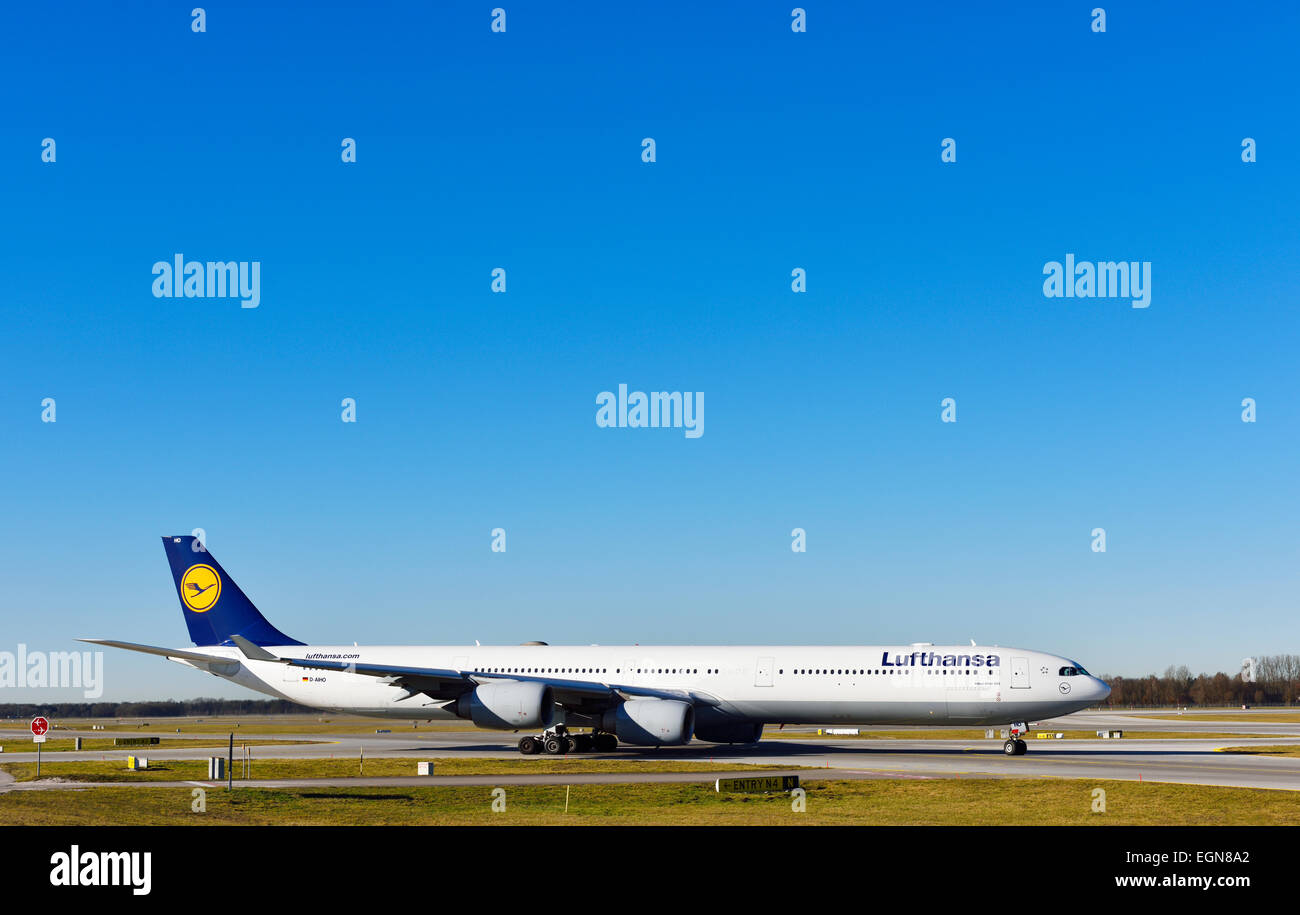 lufthansa, airbus, a 240-600, roll out, aircraft, Stock Photo