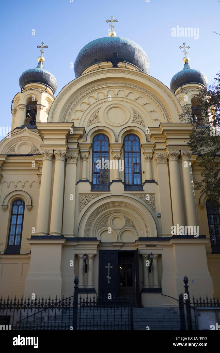 St Catherine's Roman Catholic Church in Warsaw, Poland Stock Photo