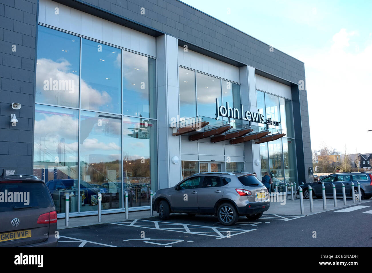 john lewis at home departmental store in ashford town in county of kent