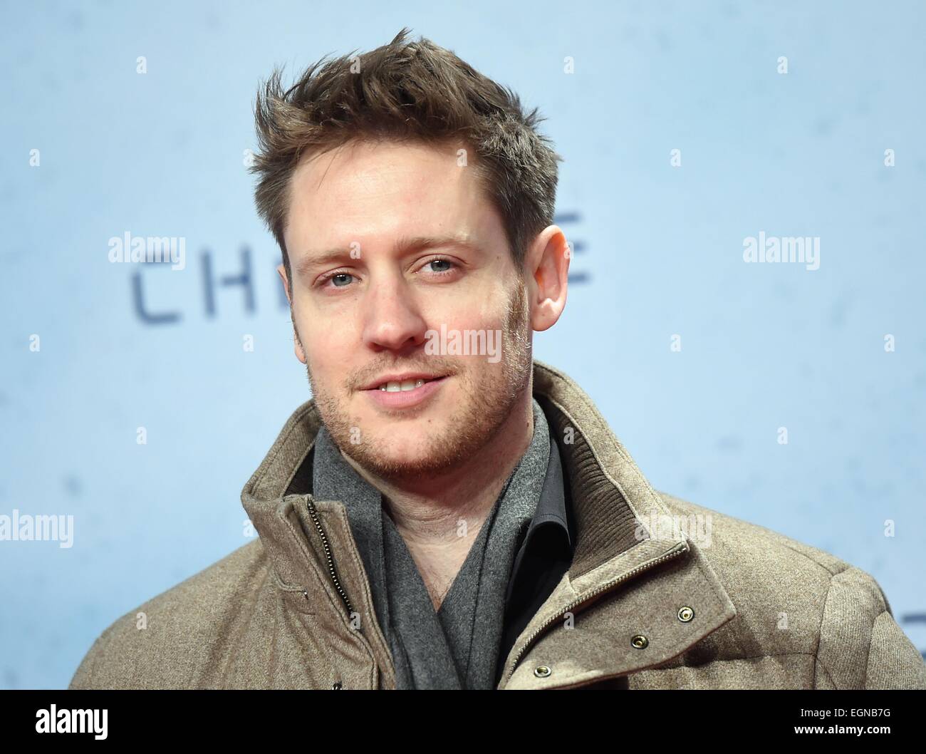 South African director Neill Blomkamp attends the fan event for his new film 'Chappie' in Berlin, Germany, 27 February 2015. The film starts in German cinemas on 5 March 2015. Photo:  Britta Pedersen/dpa Stock Photo