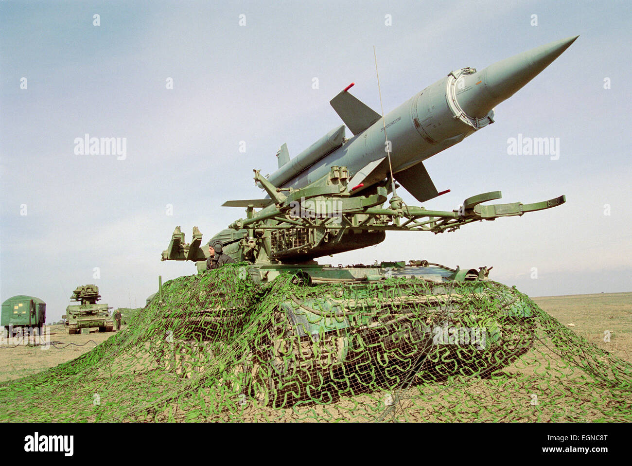 Missile air defense systems Krug Stock Photo