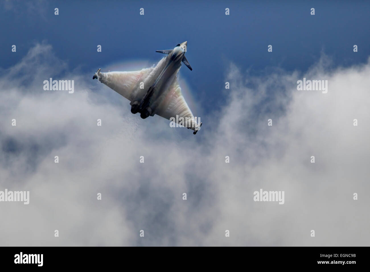 RAF Eurofighter Typhoon display at the Bristol International Balloon ...