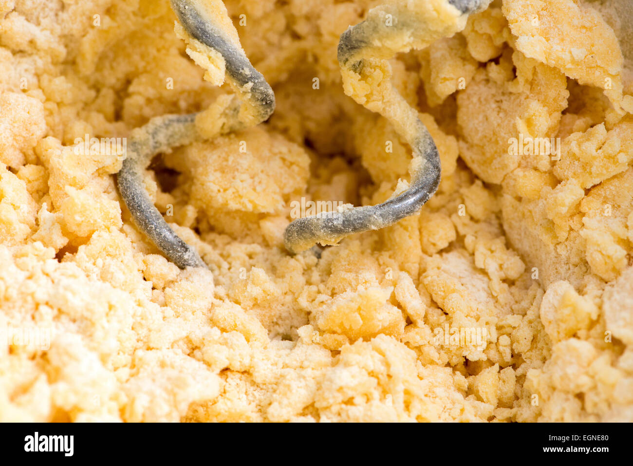 Vanilla dough for cookies Stock Photo