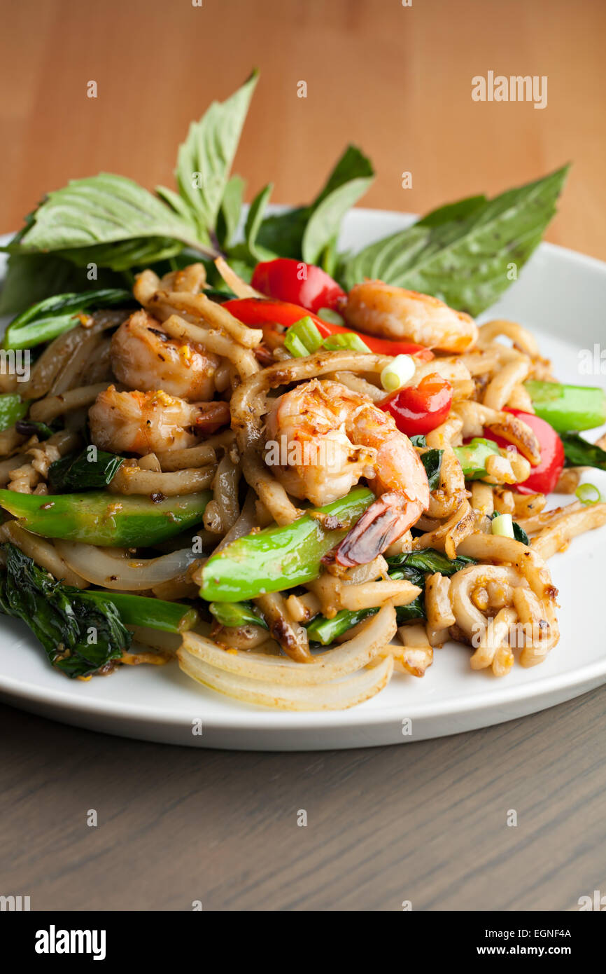Thai Shrimp Stir Fry Stock Photo - Alamy