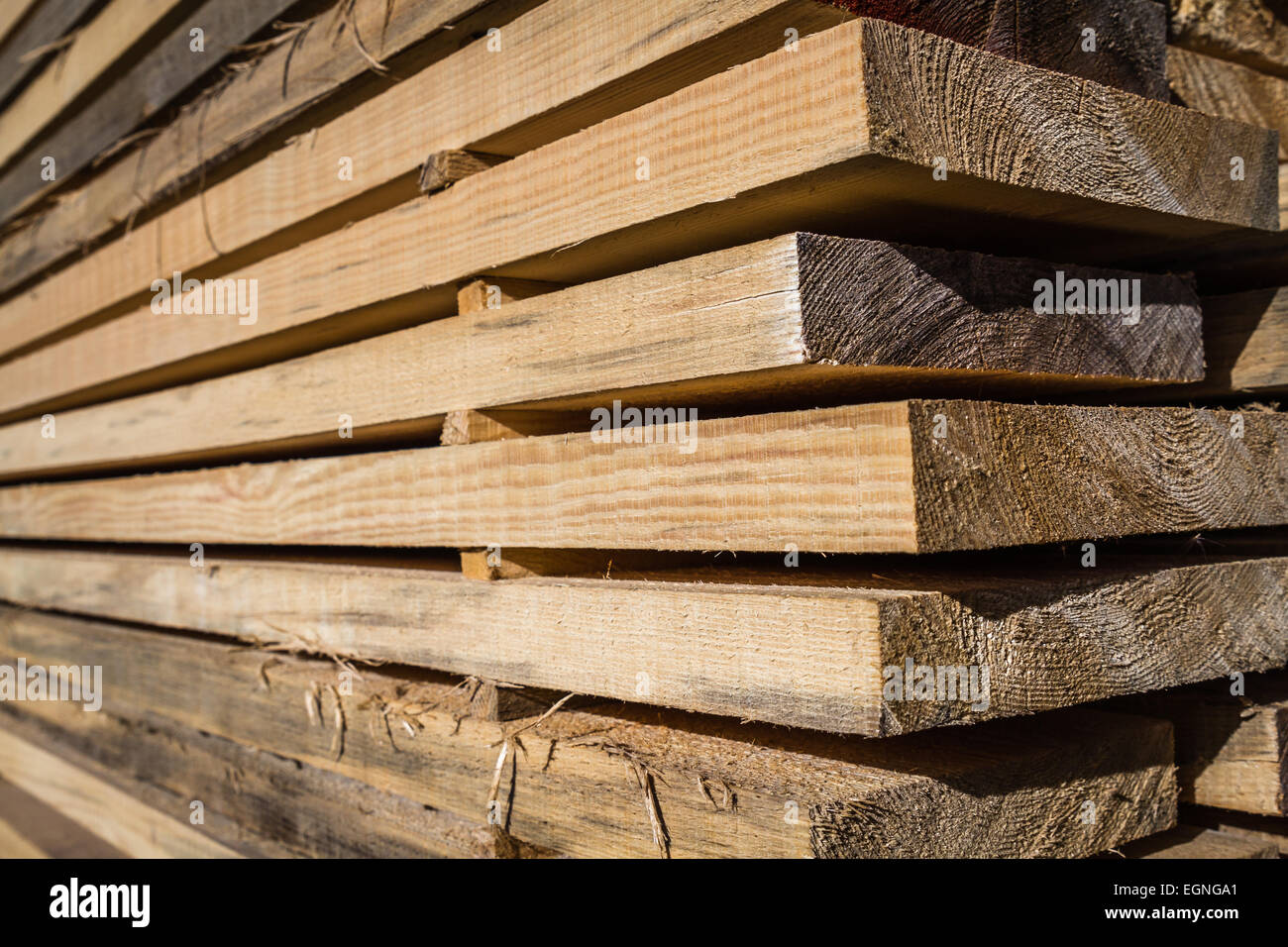Stacked wood pine timber for furniture production and construction ...